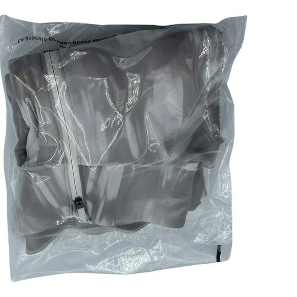 Under Armour Womens Fitted Cold Gear Gray and White 1/4 zip Pullover XL Shirt - Picture 8 of 8